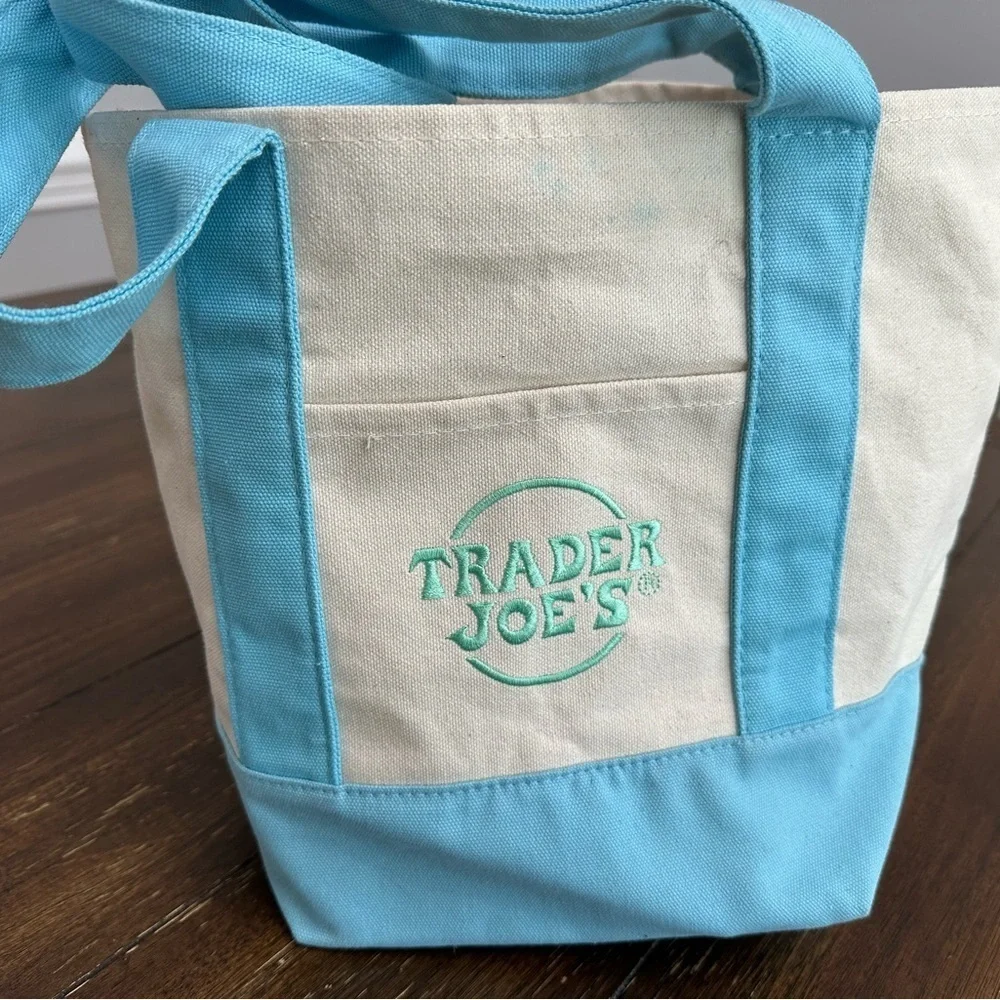 Trader Joe’s pastel tote bag
